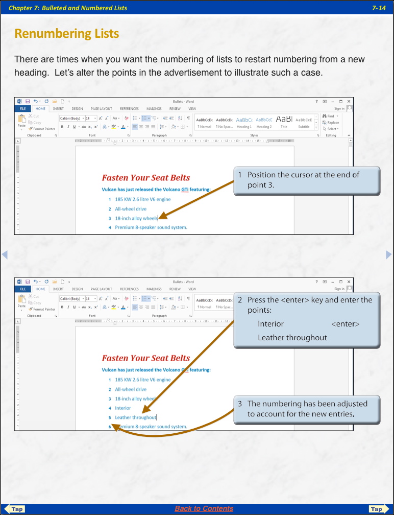 Learning Microsoft Word 2013 ipad 1